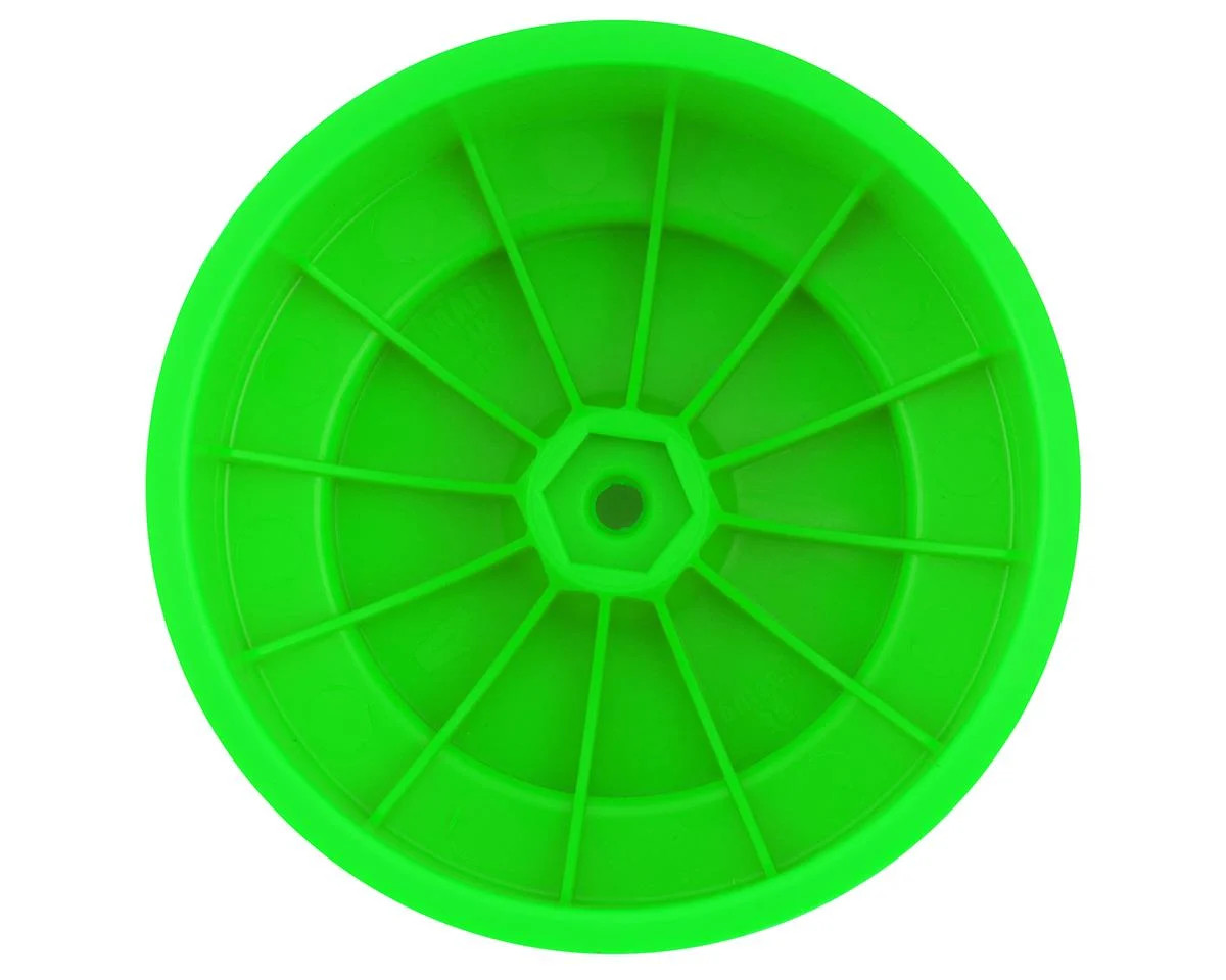 DE Racing Speedline Plus Short Course Wheels (Green (4) 12mm Hex (Associated SC5M/SC10) DER-PS4-AG